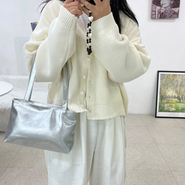 [GIRLS GOOB] Women's Glitter Mini Shoulder Bag Tote Bag Handbag, China OEM